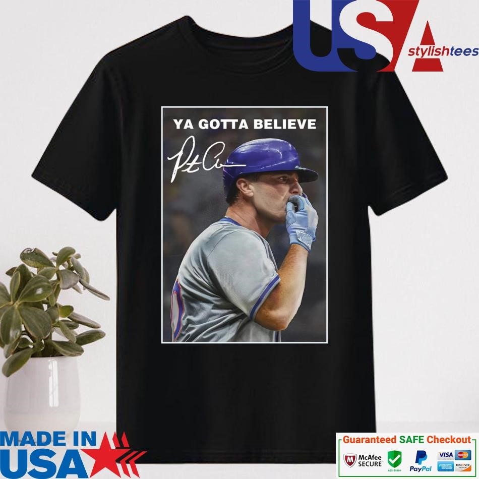 Official Pete Alonso New York Mets Chef’s Kiss You Gotta Believe Shirt