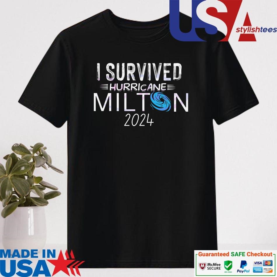 Official Retro Vintage I Survived Hurricane Milton 2024 Shirt