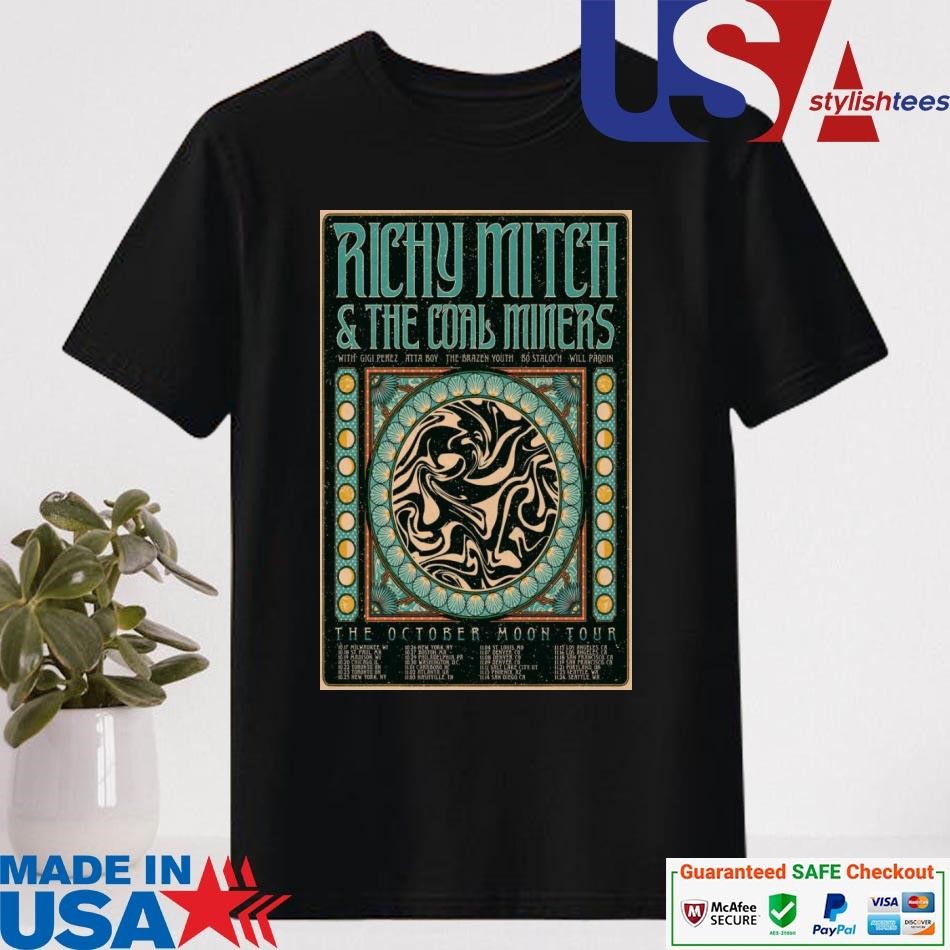 Official Richy Mitch & The Coal Miners The October Moon 24 Tour Shirt