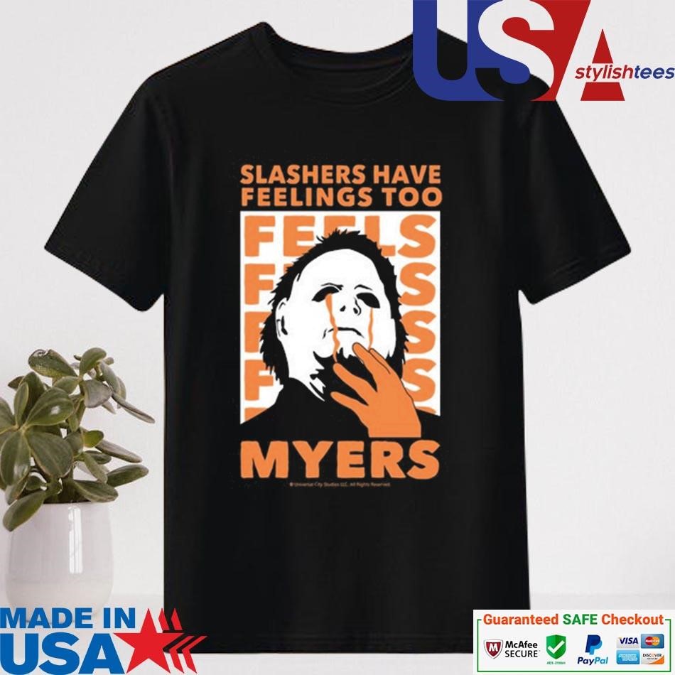 Official Riot Society Halloween Michael Myers Slashers Have Feelings Too T-shirt