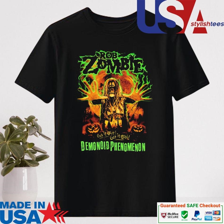 Official Rob Zombie Demonoid Graveyard Shirt