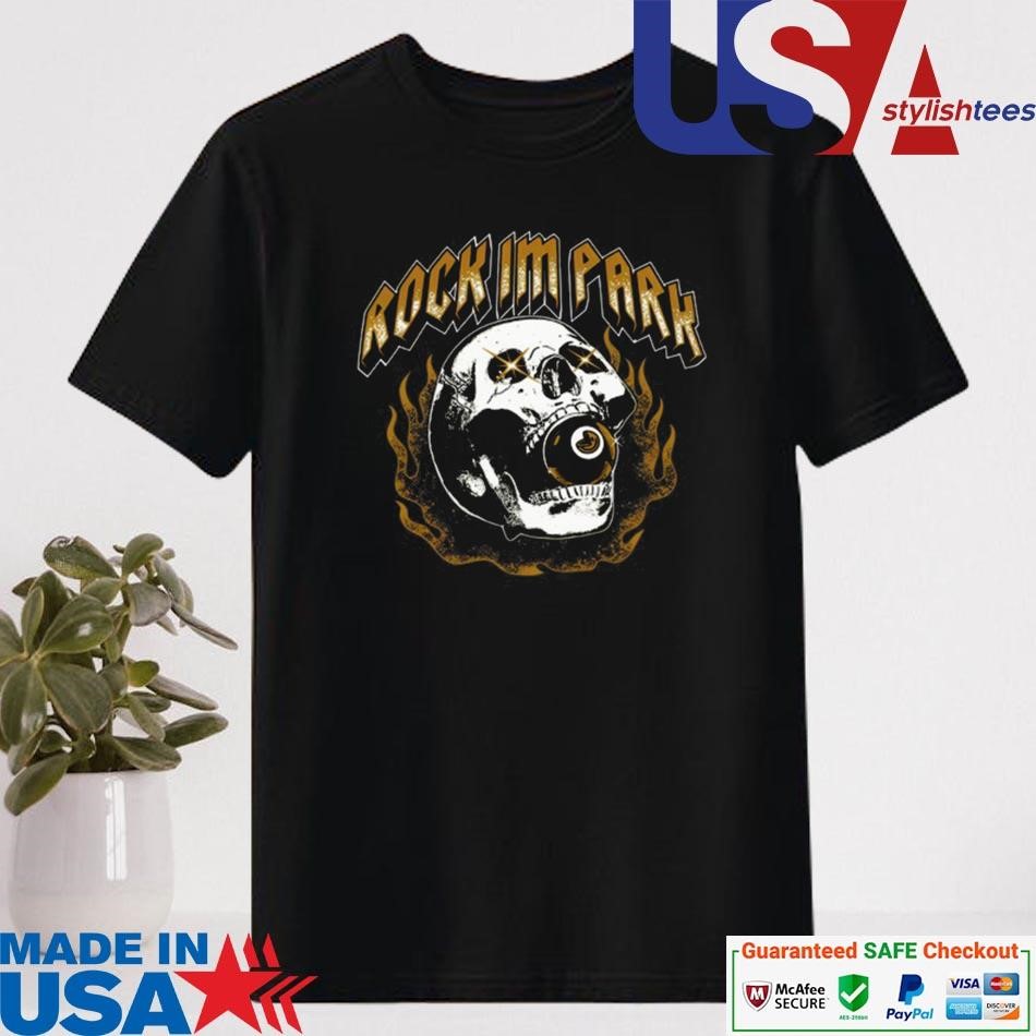 Official Rock Im Park Burning Skull T-shirt