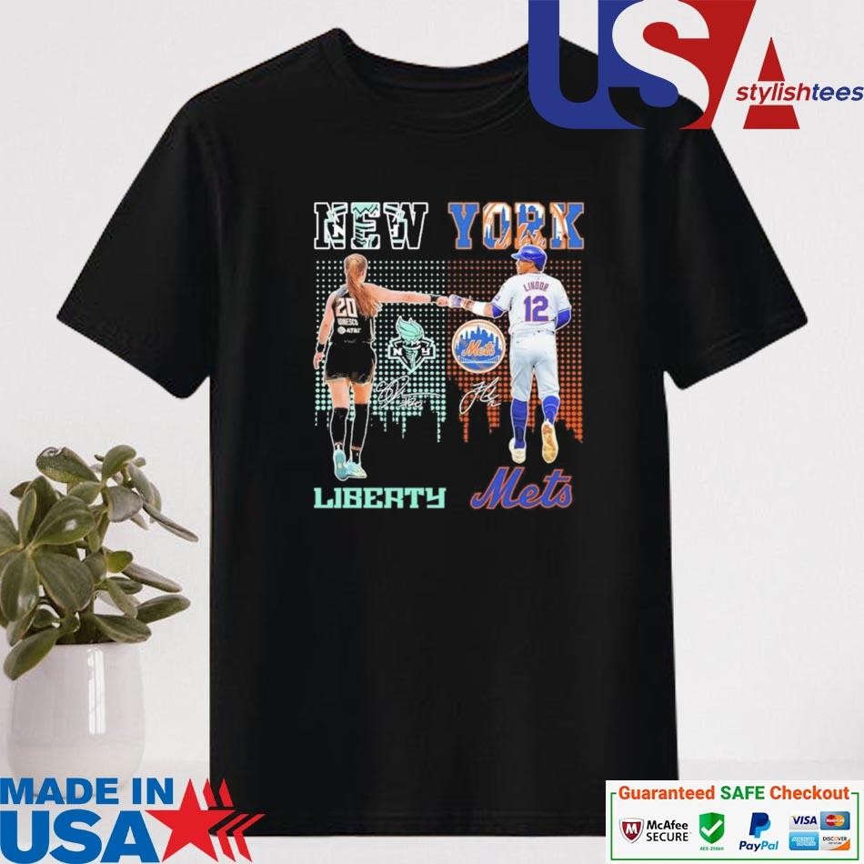 Official Sabrina Ionescu New York Liberty X Francisco Lindor New York Mets Shirt