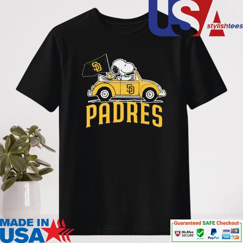 Official San Diego Padres Celebrating 75 Years Of Peanuts Snoopy Shirt