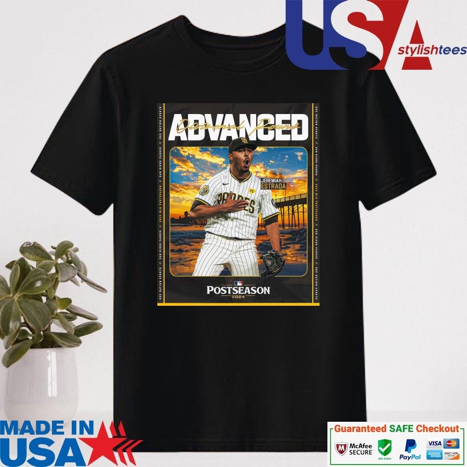 Official San Diego Padres Jeremiah Estrada Advanced 2024 Postseason Shirt