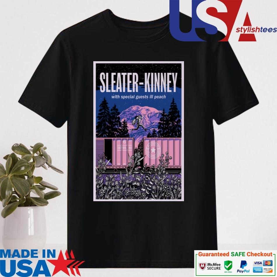 Official Sleater-Kinney October 6 2024 Live At Tacoma, WA Concert T-shirt