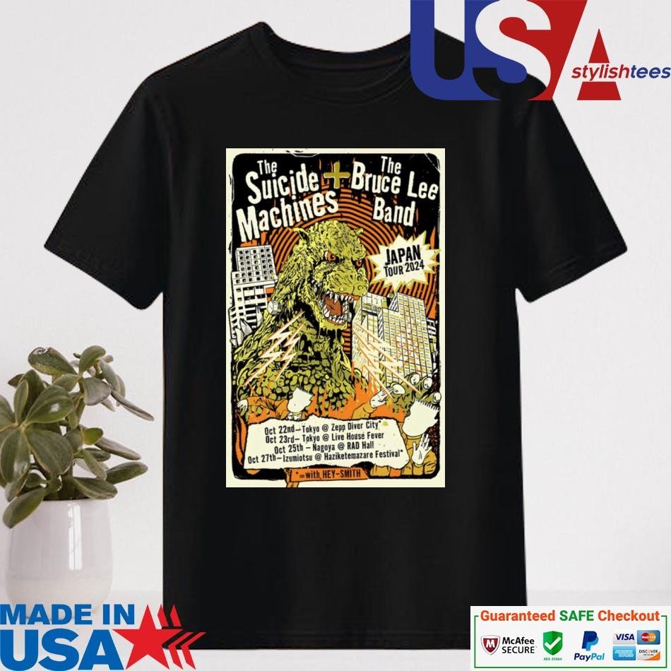 Official Suicide Machines October 2024 Japan Tour Shirt