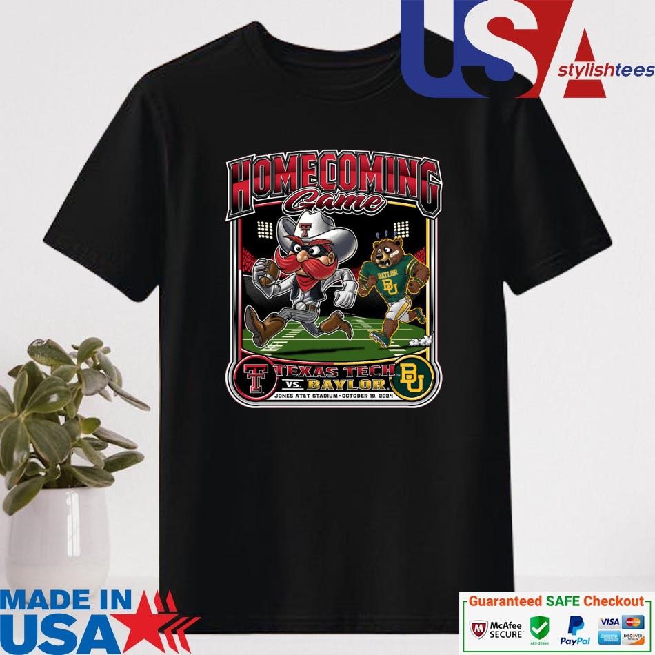 Official Texas Tech Red Raiders Vs Baylor Bears 2024 Homecoming Game Shirt