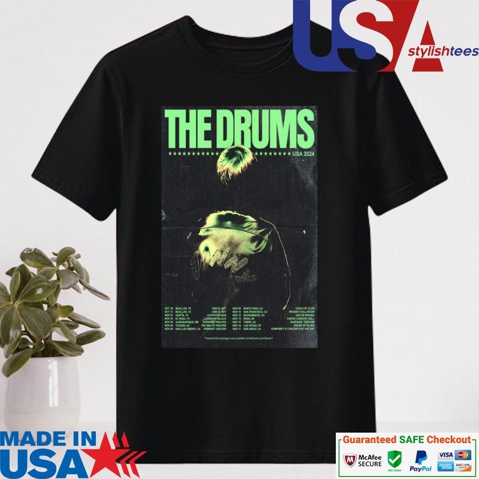 Official The Drums USA Tour 2024 Shirt