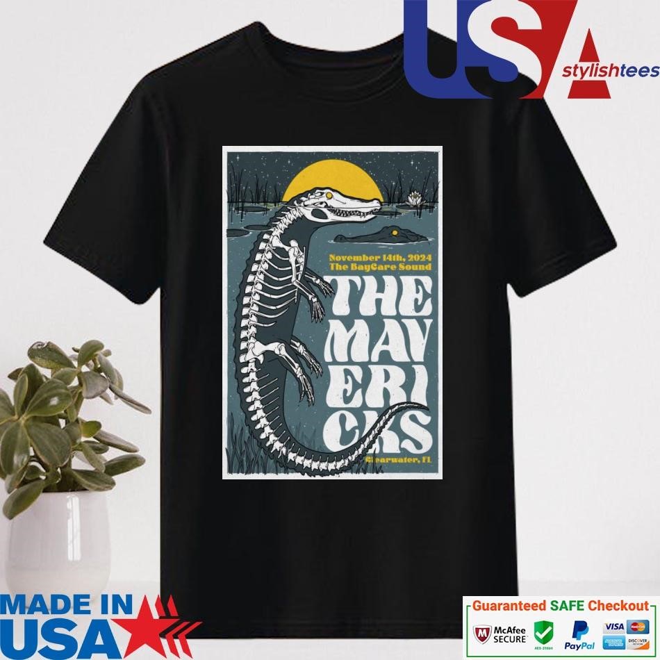 Official The Mavericks Nov 14 2024 The BayCare Sound in Clearwater FL Tour Shirt