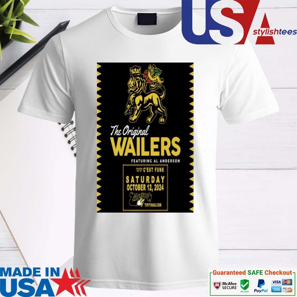 Official The OG Wailers Tipitina's New Orleans, LA Oct 12 2024 Tour Shirt