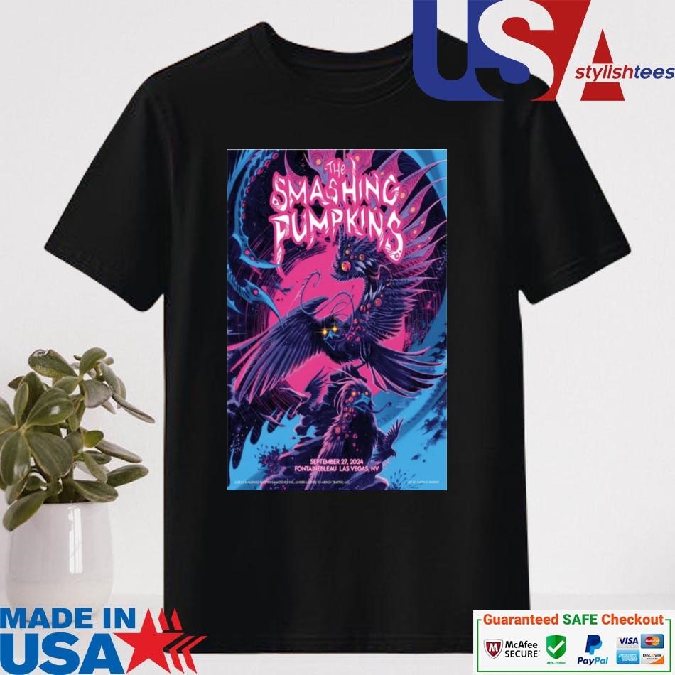 Official The Smashing Pumpkins September 27 2024 Live At Fontainebleau Las Vegas, NV Poster Band Shirt