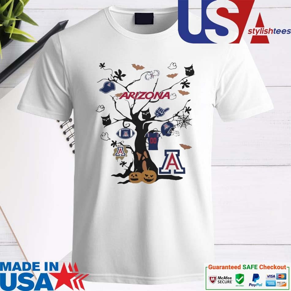 Official Tree Halloween Arizona Wildcats NCAA Team 2024 Shirt