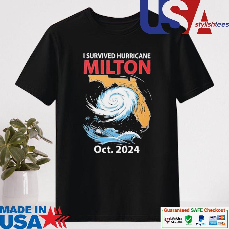 Official United State I Survived Hurricane Milton Oct 2024 Shirt