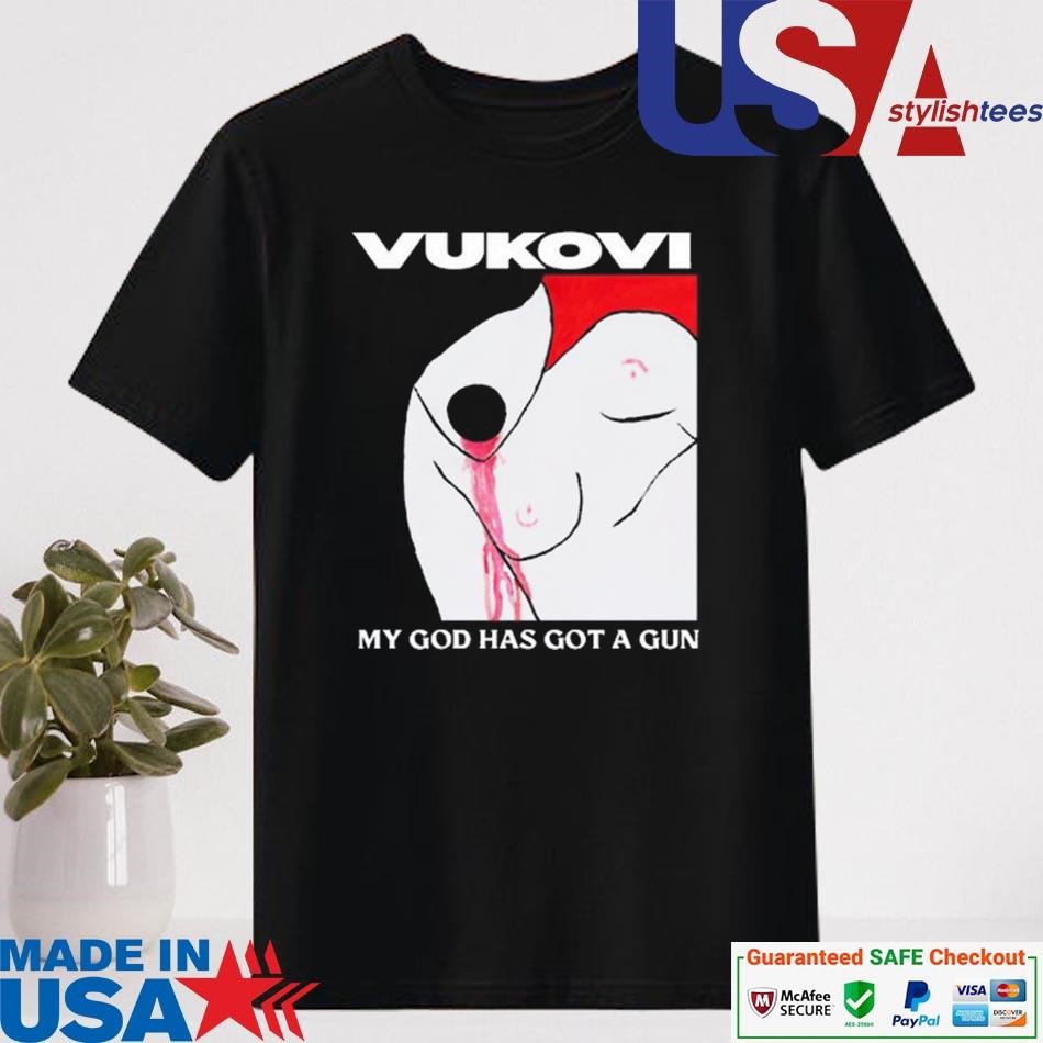 Official Vukovi My God Has Got A Gun Shirt