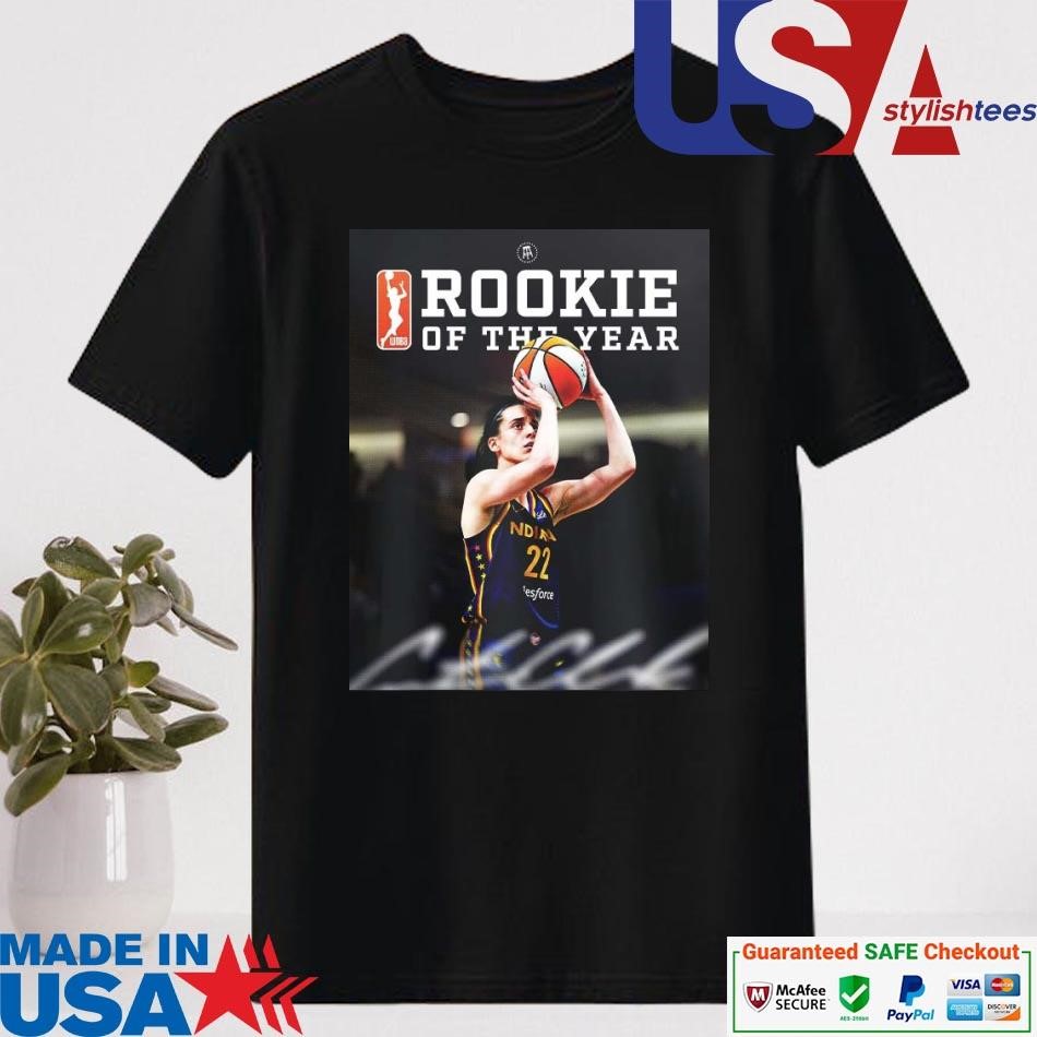 Official WNBA Caitlin Clark From Indiana Fever Is The Rookie Of The Year 2024 WNBA Shirt