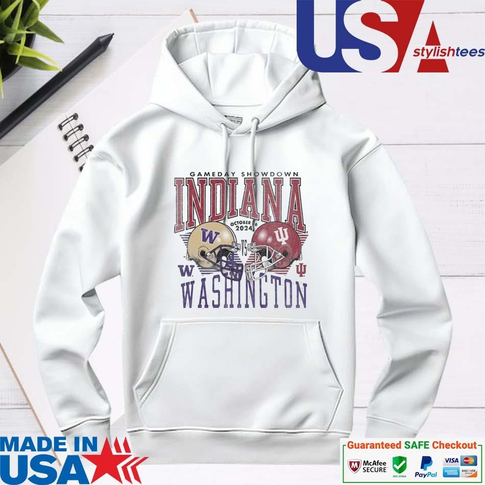 Official Washington Huskies Vs Indiana Hoosiers Gameday Showdown October 26 2024 hoodie