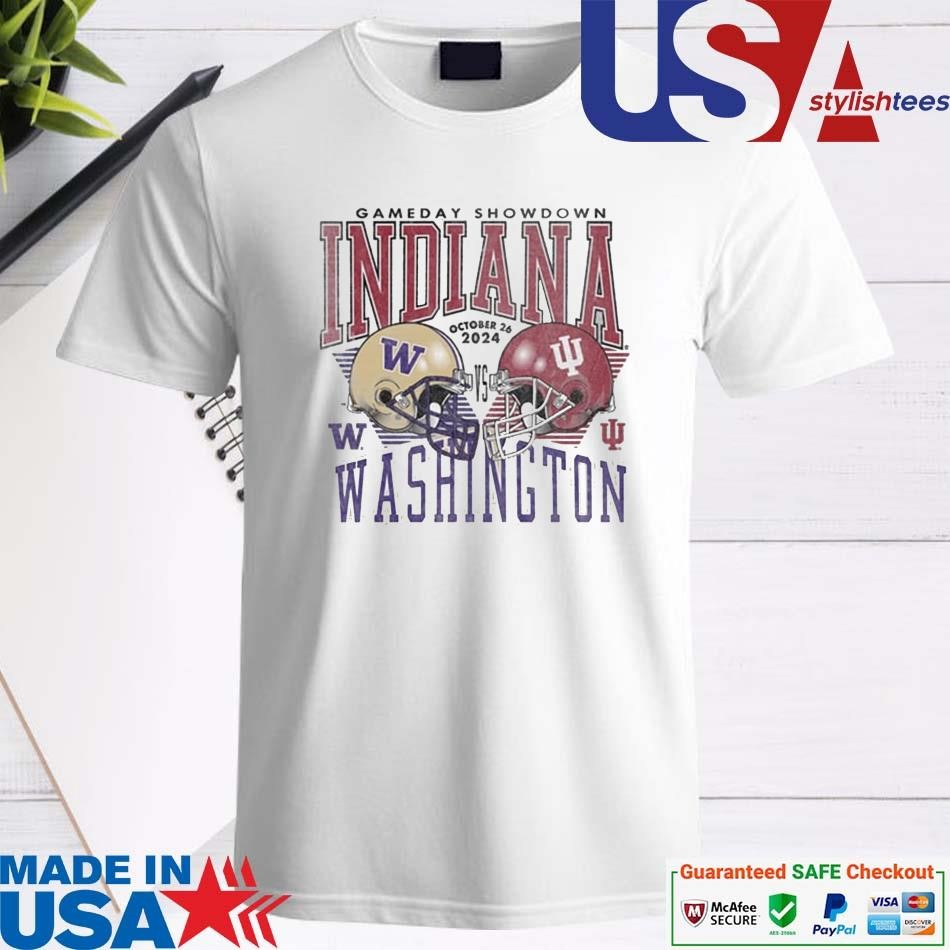 Official Washington Huskies Vs Indiana Hoosiers Gameday Showdown October 26 2024 Shirt