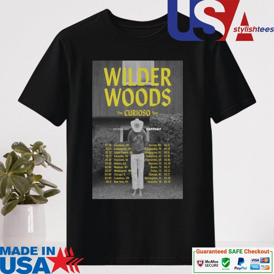 Official Wilder Woods The Curioso Tour 2025 Shirt