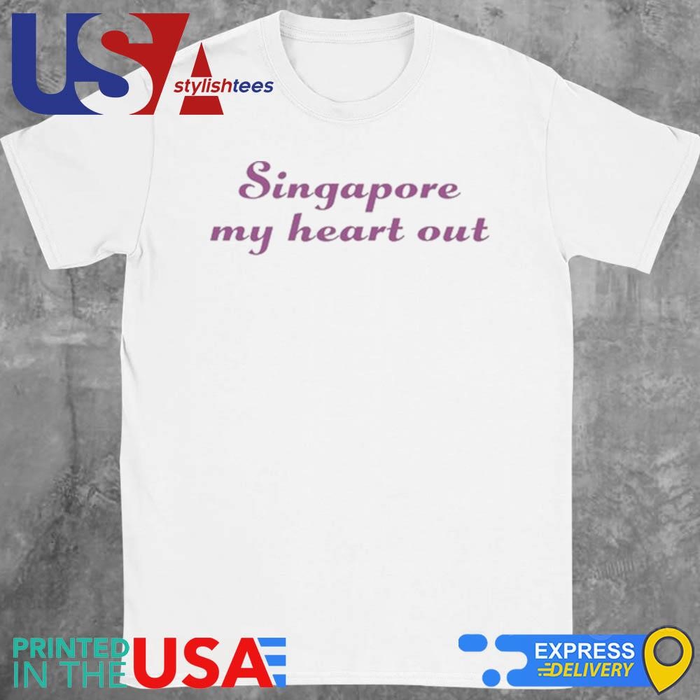 Olivia Rodrigo Wearing Singapore My Heart Out Shirt