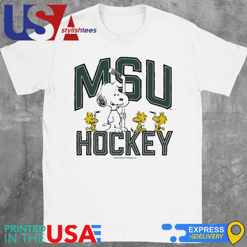 Peanuts x Michigan State Hockey Shirt