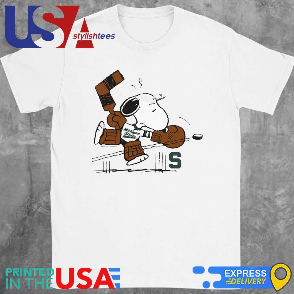 Peanuts x Michigan State Snoopy Goalie Shirt