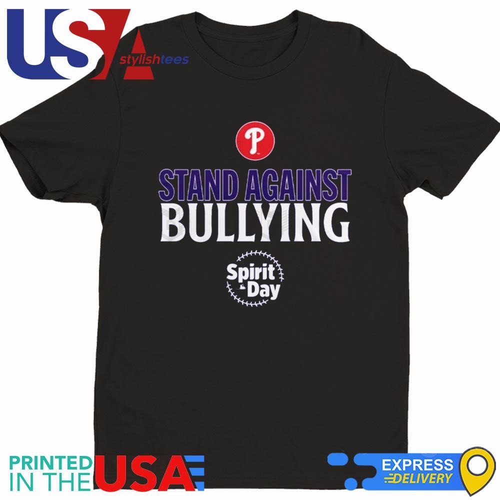 Personalized Stand Against Bullying Spirit Day Philadelphia Phillies Shirt