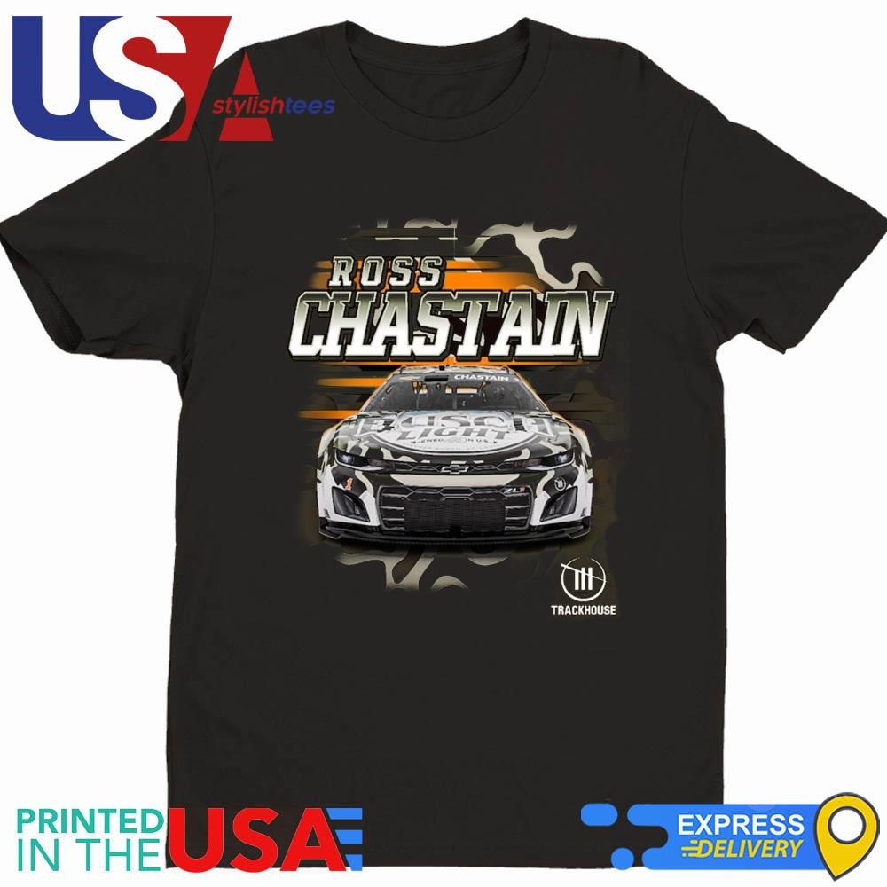 Ross Chastain Trackhouse Racing Team Collection Military Busch Light Camo Shirt