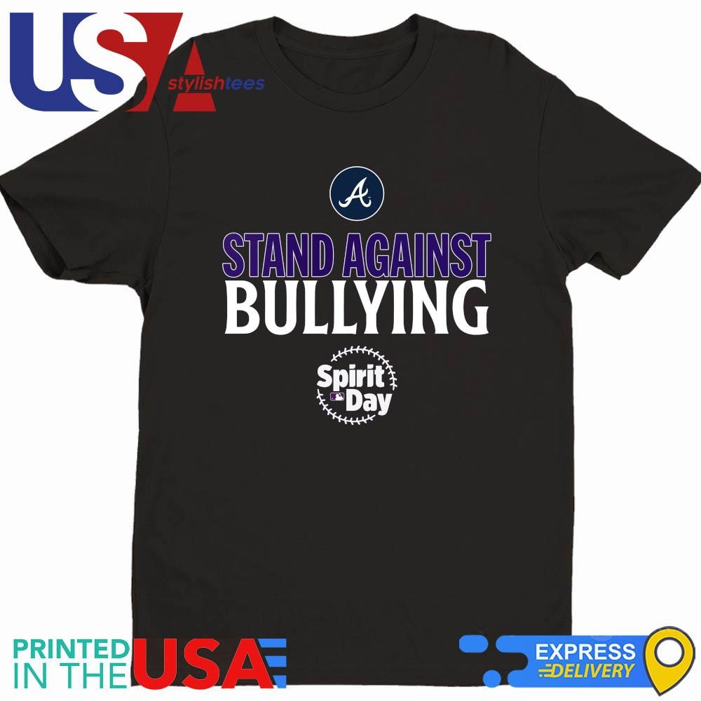 Stand Against Bullying Spirit Day Atlanta Braves Shirt