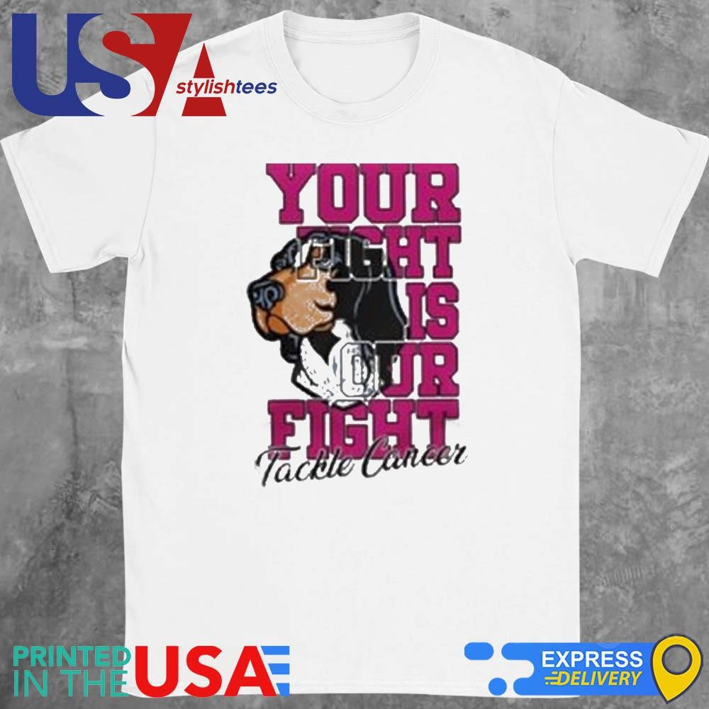 Tennessee Volunteers Your Fight Is Our FIght Tackle Cancer 2024 Shirt