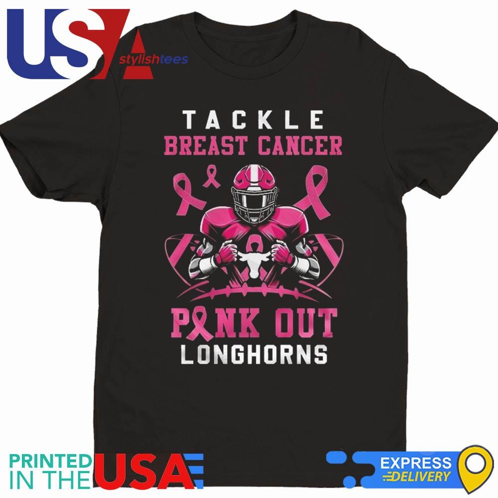 Texas Longhorns – Tackle Breast Cancer Shirt