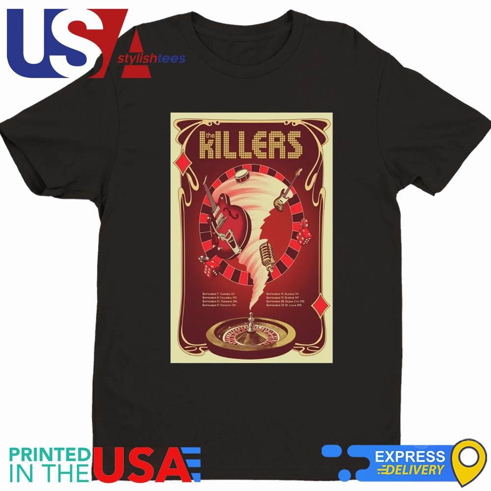 The Killers Tour On September 2024 Concert Shirt