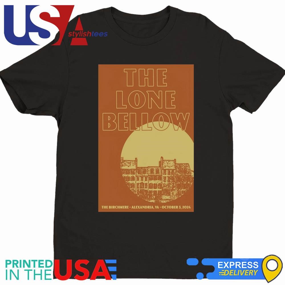 The Lone Bellow October 3 2024 At The Birchmere, Alexandria, VA Concert Tour Shirt