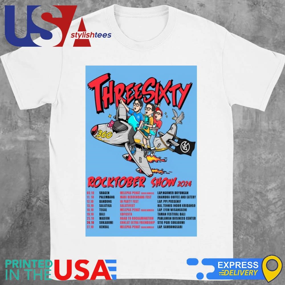 Threesixty Rocktober 2024 Tour Shirt