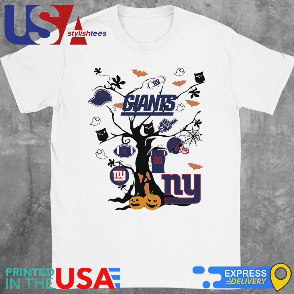 Tree Halloween New York Giants NFL Team 2024 Shirt