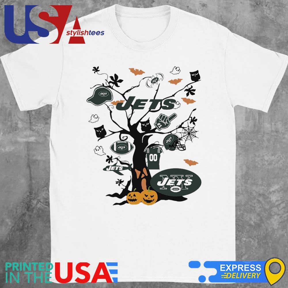 Tree Halloween New York Jets NFL Team 2024 Shirt