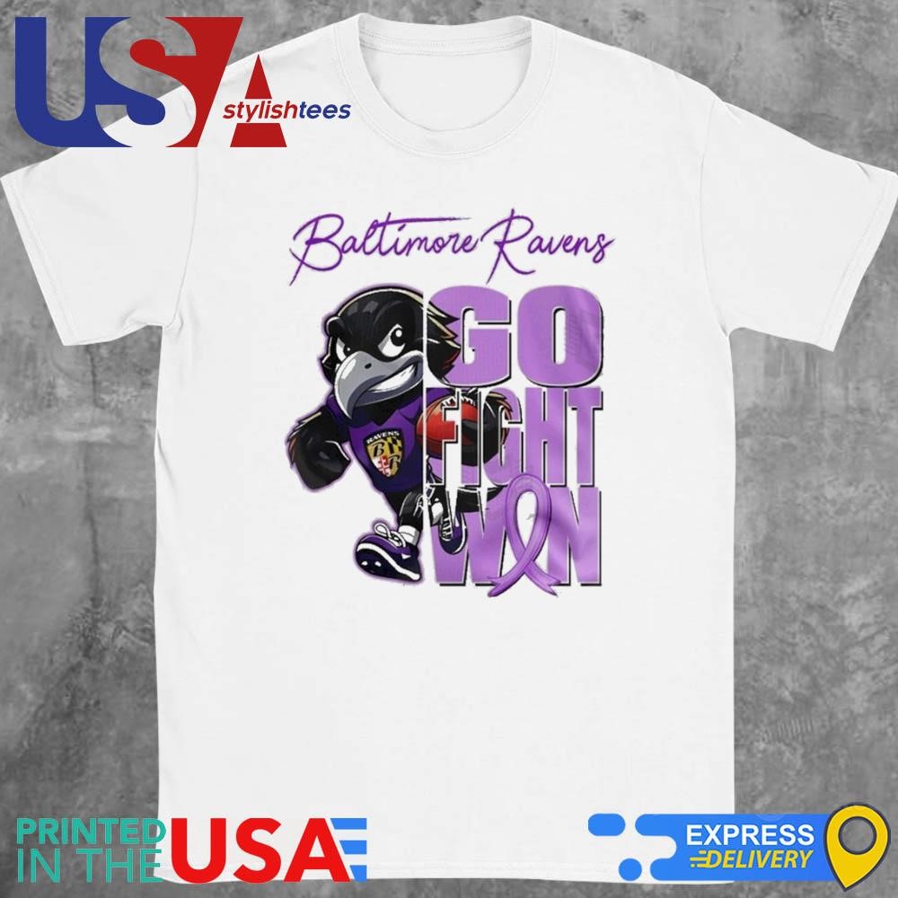 Baltimore Ravens Tackle Pancreatic Cancer Go Fight Win Shirt