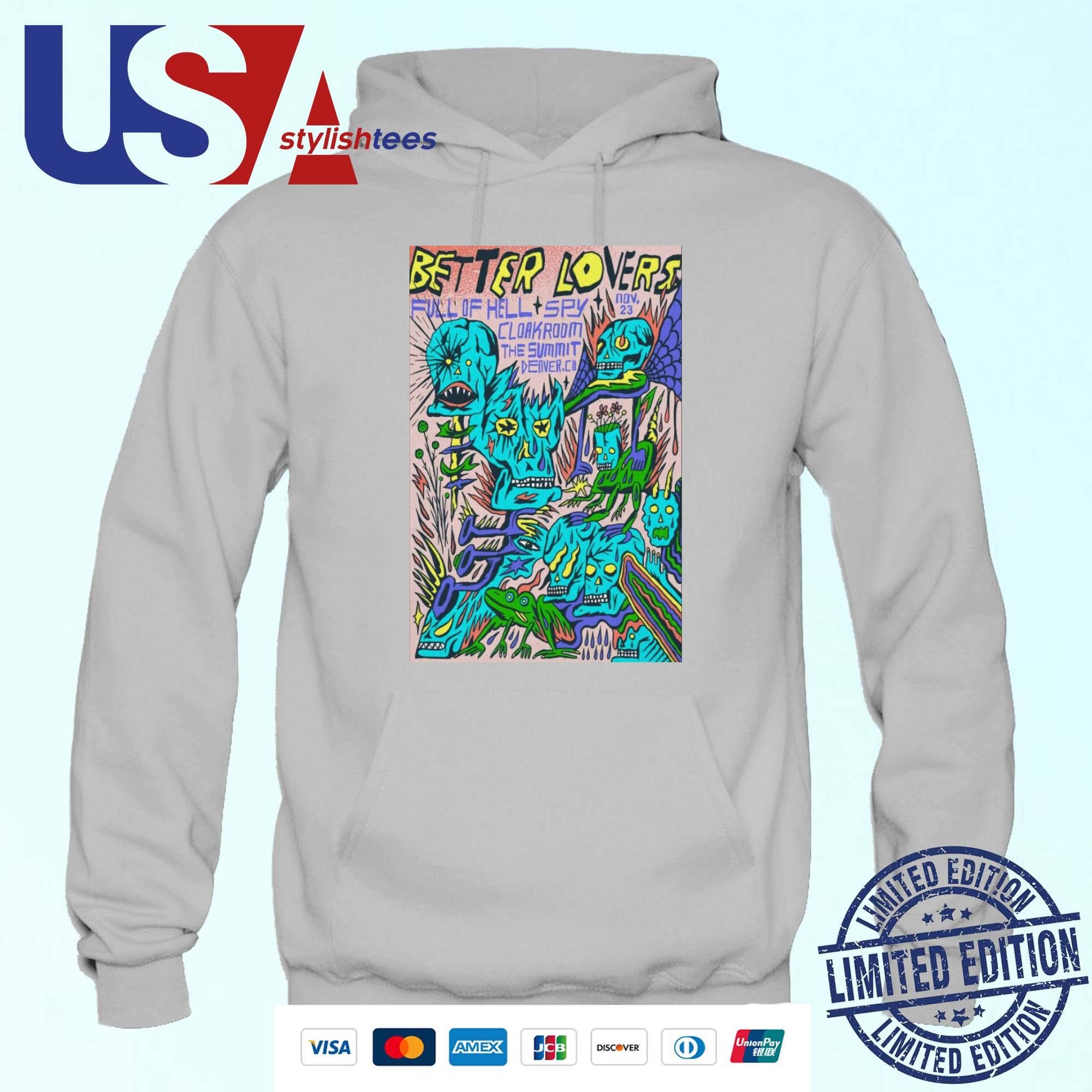 Better Lovers Denver CO November 23 2024 Tour Hoodie