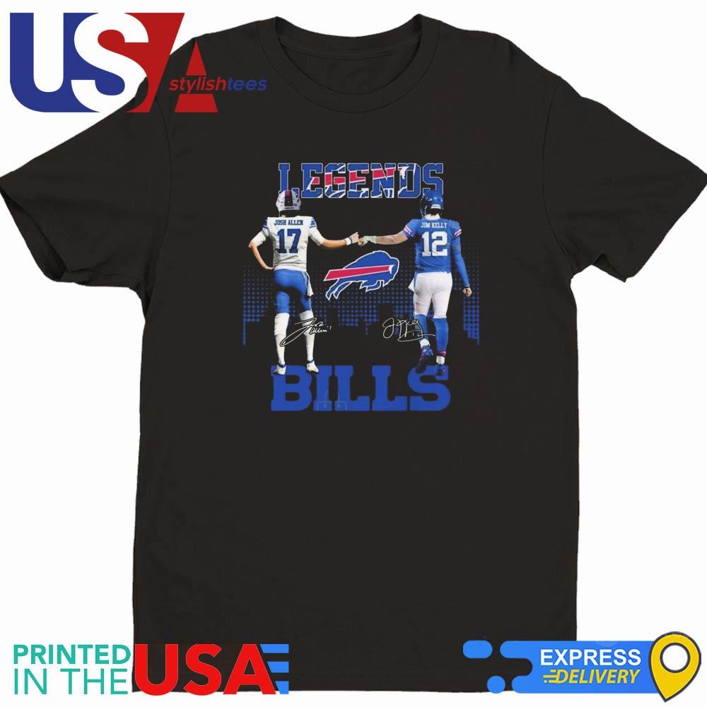 Buffalo Bills Legends Allen And Kelly Signatures 2024 Shirt