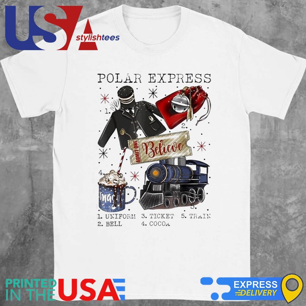 Christmas North Pole Polar Express All Abroad Xmas 2024 Shirt