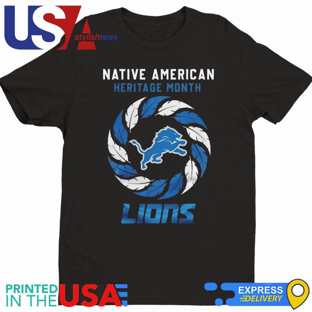 Detroit Lions Native American Heritage Month 2024 Shirt