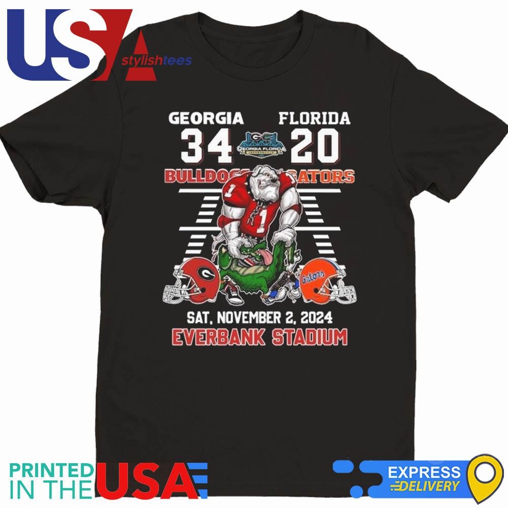 Georgia Bulldogs Beat Florida Gators In Everbank Stadium 2024 shirt