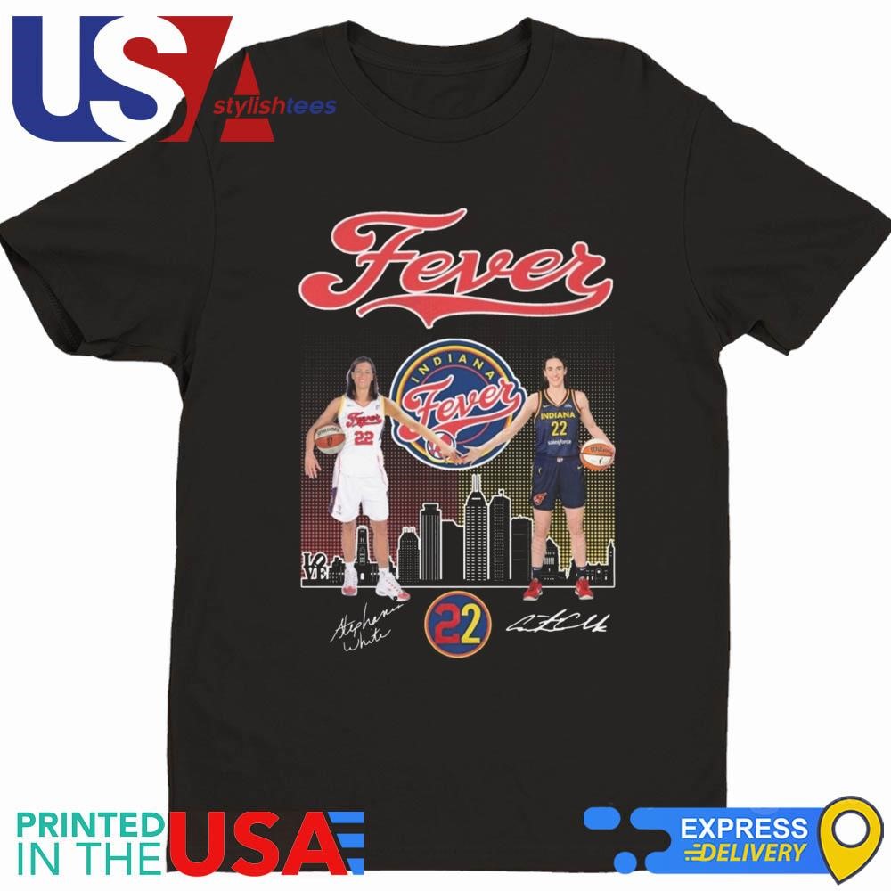 Indiana Fever Stephanie White x Caitlin Clark Signatures 2024 Shirt