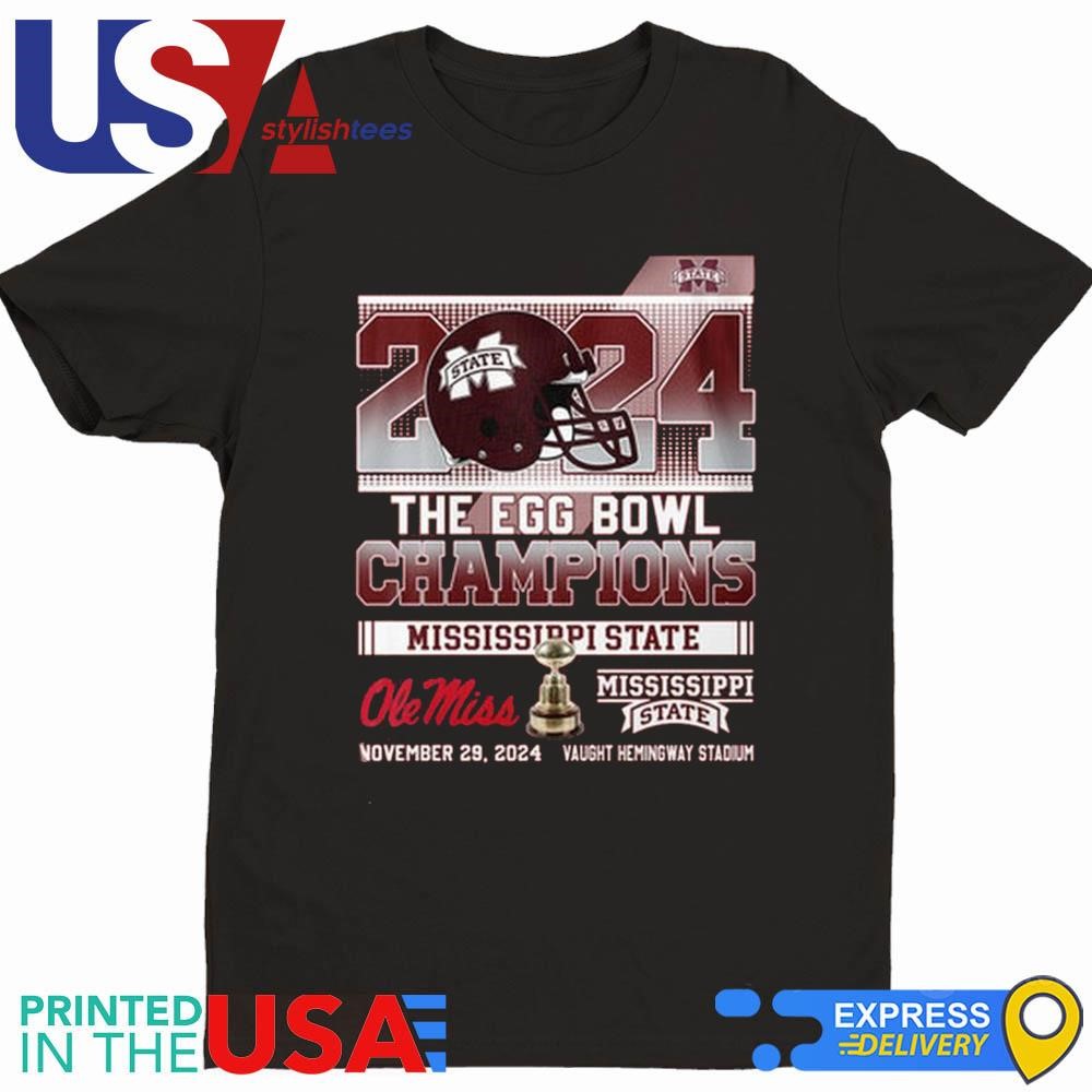 Mississippi State Bulldogs 2024 The Egg Bowl Champions Shirt