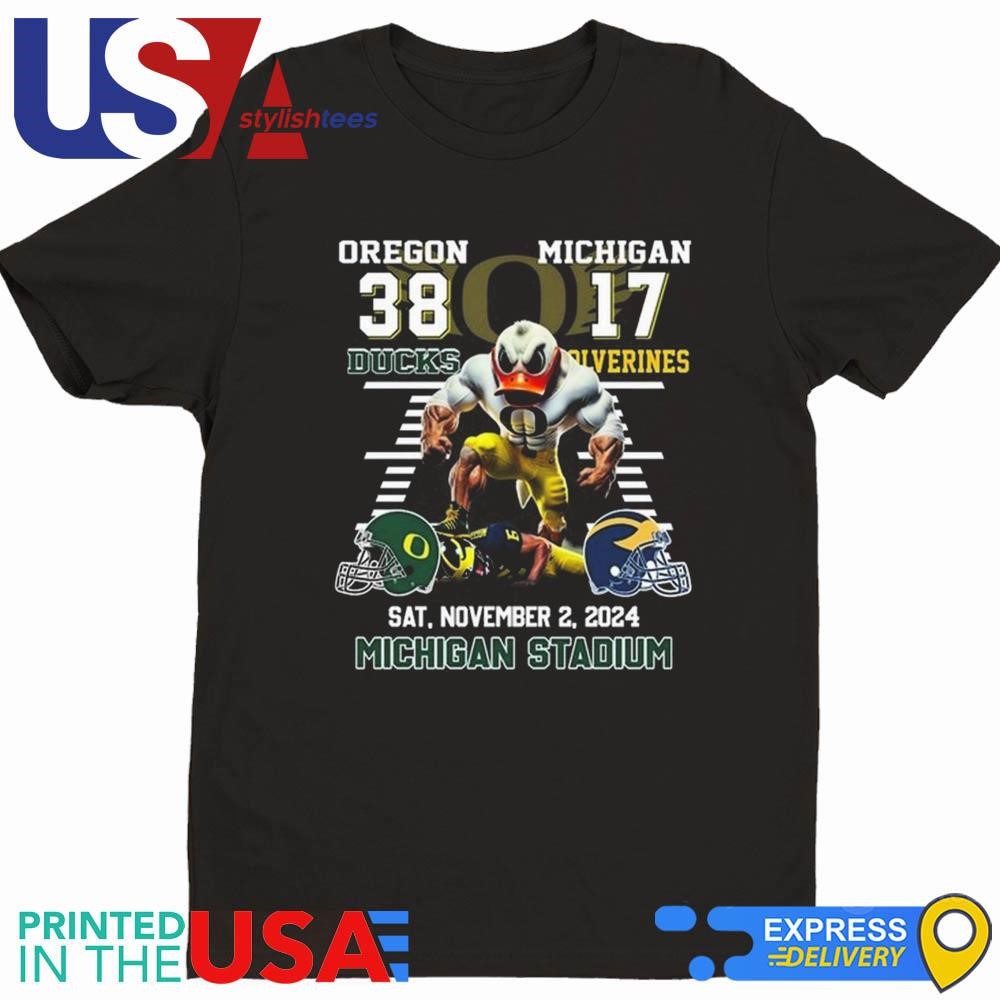 Oregon Ducks Beat Michigan Wolverines 2024 In Michigan Stadium 2024 Shirt