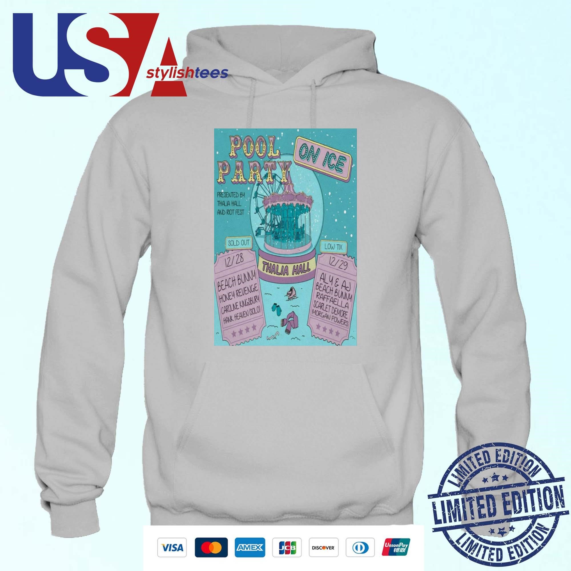 Pool Party On Ice Dec 28-28 2024 Thalia Hall Chicago Hoodie