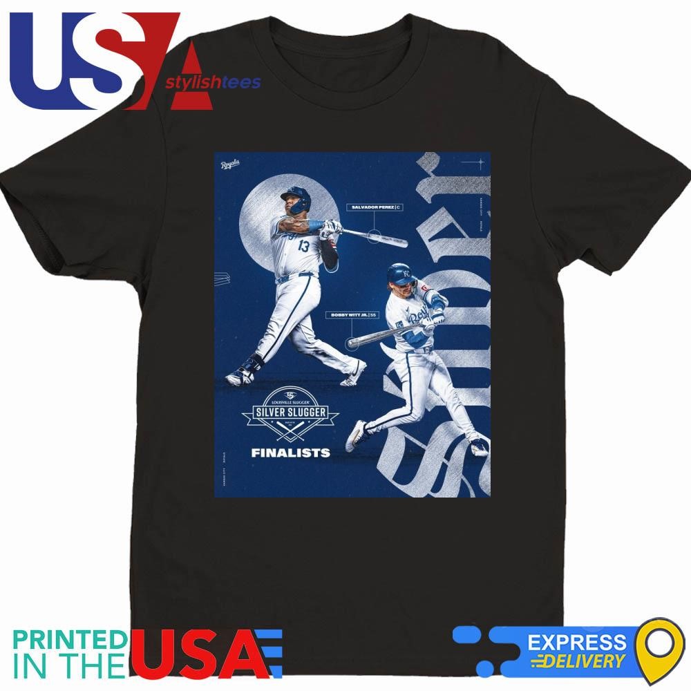 Salvador Perez And Bobby With Jr. Kansas City Royals MLB 2024 Silver Slugger Finalists Shirt