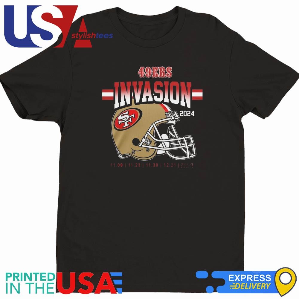 San Francisco 49ers Invasion Tour 2024 Shirt