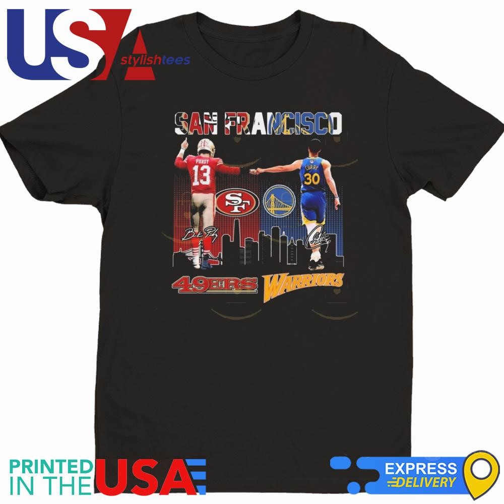 San Francisco 49ers x Golden State Warriors Signatures 2024 Shirt