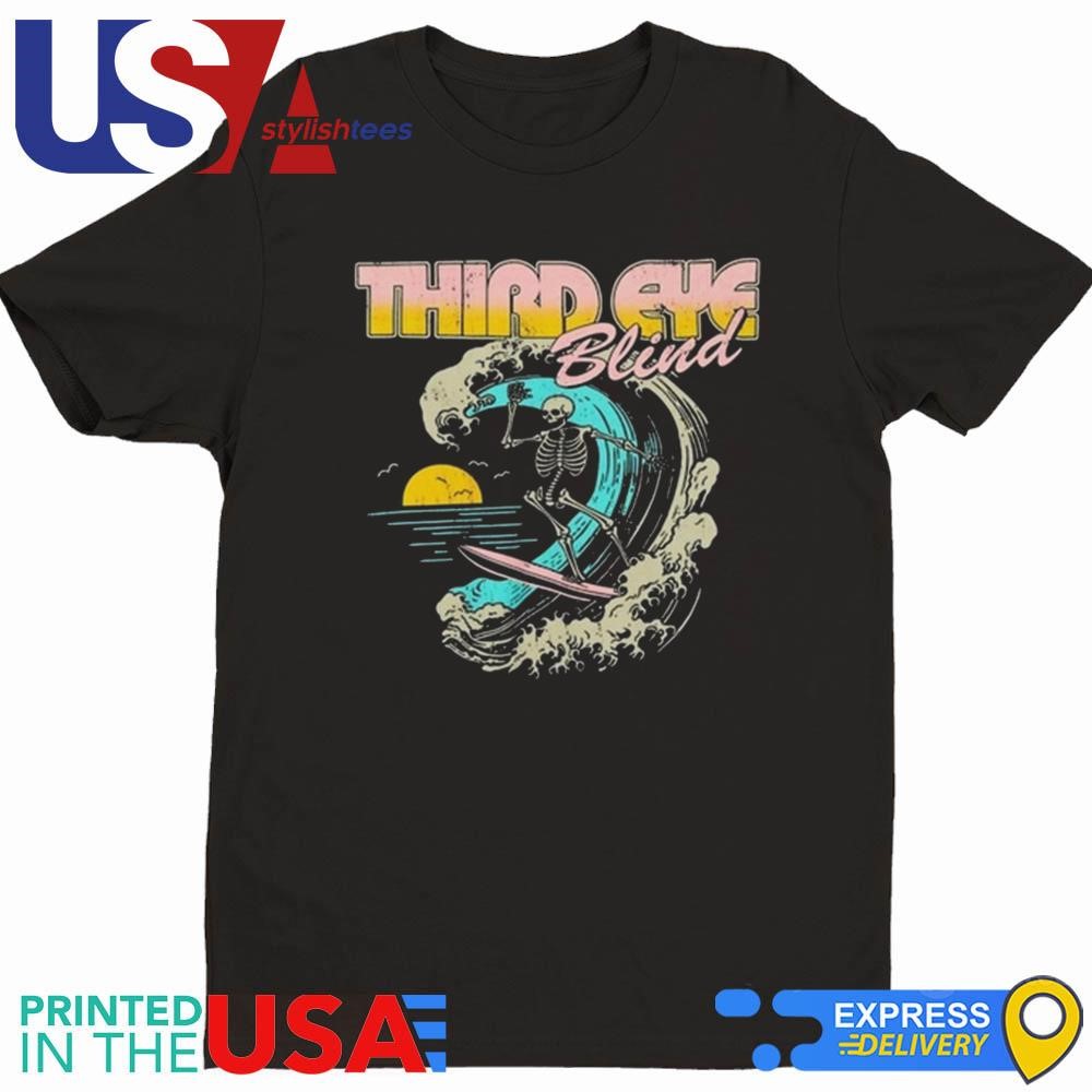 Third Eye Blind Skeleton Surfing Summer Tour 2024 Shirt